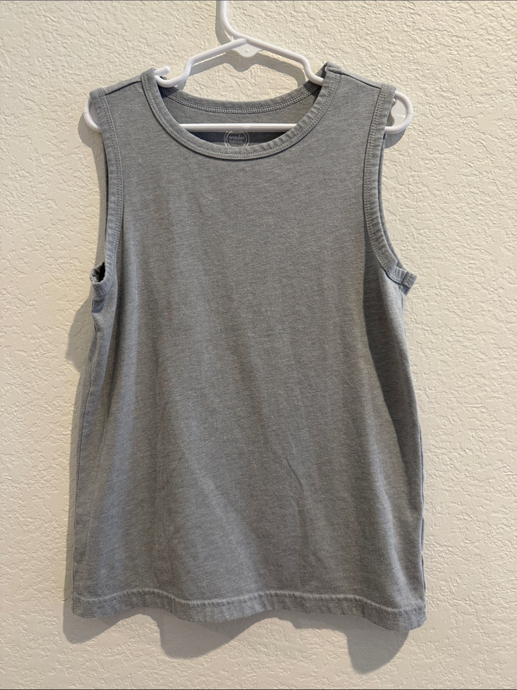 Wonder Nation Gray Tank Top For Kids